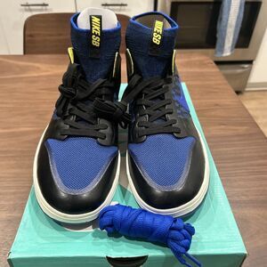 NIKE SB DUNK HIGH ELITE (SIZE 9) FLYKNIT TERPENING (918287-041) (BLACK/BLUE)